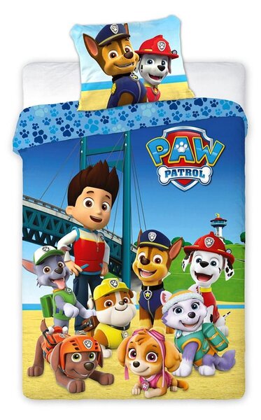 Παπλωματοθήκη Παιδική Paw Patrol 51 (Σετ 2τμχ) Blue Viopros