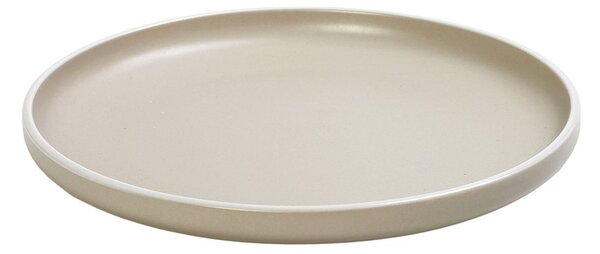 Πιάτο Ρηχό Φαγητού Stoneware Μπεζ Mood Nordic Step ESPIEL 27,3x27,3x3,5εκ. ATA125K6