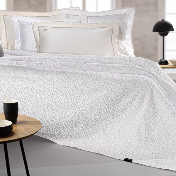 Κουβερτόριο King Size (260x250) Guy Laroche Luna White