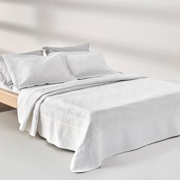 Κουβερλί King Size (Σετ 260x250) Kentia Serenity Escape White