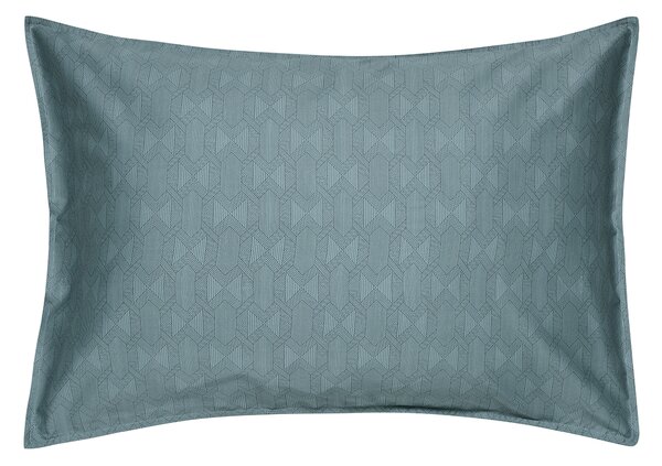 Ζεύγος Μαξιλαροθήκες Oxford (50x70) Kentia Stylish Artisan Πετρόλ ΜΑΞΙΛΑΡΟΘΗΚΕΣ ΚΑΤΩΣΕΝΤΟΝΟ