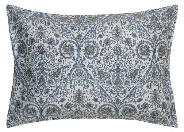 Ζεύγος Μαξιλαροθήκες Oxford (50x70) Kentia Stylish Aniz Γκρι,Μπλε ΜΑΞΙΛΑΡΟΘΗΚΕΣ ΠΑΝΩΣΕΝΤΟΝΟ