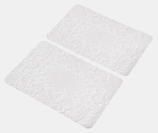 Sinsay - Διάτρητα σουπλά τραπεζιού 2 pack - λευκο