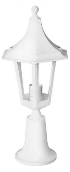 Επιδαπέδιο Φωτιστικό Πλαστικό LP-400Κ H44,5 Φ20,5 Heronia Lighting 10-0090 Λευκό