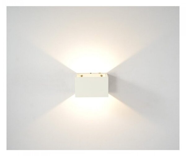 Απλίκα Φωτιστικό Τοίχου LED 9W W13CM Αλουμίνιο Luma Lighting 123-01454-17-white Λευκό