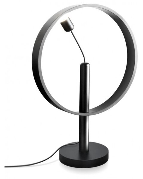 DesignNest Enso Floating Lamp Σφαιρική διακοσμητική λάμπα διαμέτρου 30 εκατοστών με ροοστάτη αφής Μαύρο DH0470/ENSOLT Μαύρο