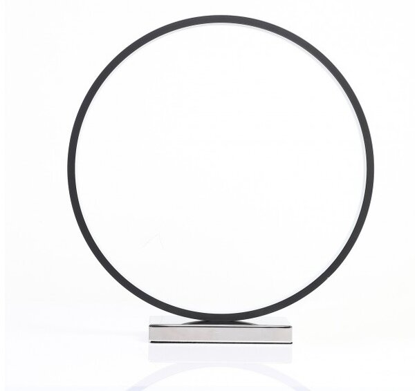 Designnest Round Table Lamp Heng Σφαιρική διακοσμητική λάμπα διαμέτρου 35 εκατοστών με ροοστάτη Μαύρο DH1246/RDTB35 Μαύρο