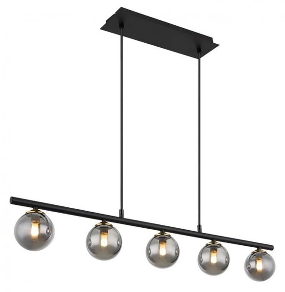 Κρεμαστό Φωτιστικό Οροφής 5xG9 Μαύρο Jorge 56136-5H Globo Lighting 56136-5H Μαύρο