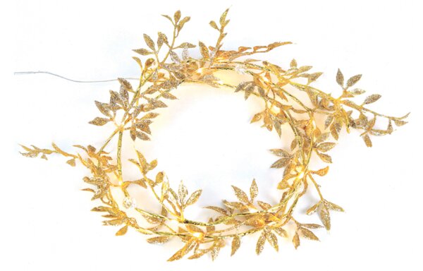 Λαμπάκια Gold Garland 20 Mini LED WW Μπαταρίας 2xAA Ασημί Καλώδιο Διάφανο Καλώδιο X07201145 ACA X07201145 Ασημί