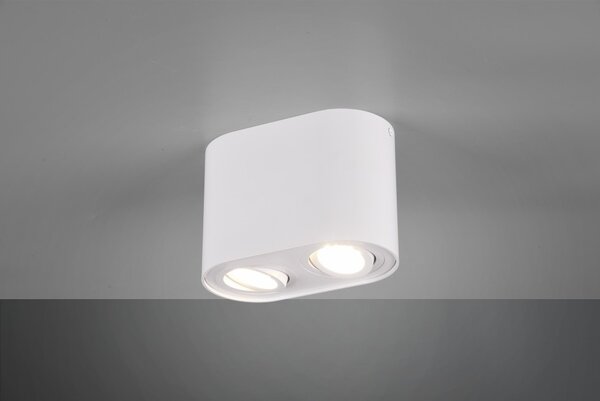 Φωτιστικό Οροφής 2xGU10 35W IP20 Cookie 612900231 Trio Lighting 612900231 Λευκό