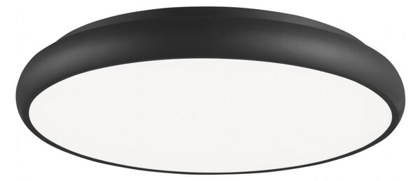 Πλαφονιέρα φωτιστικό οροφής LED Gap σε 3 μεγέθη Nova Luce 8100984 Μαύρο