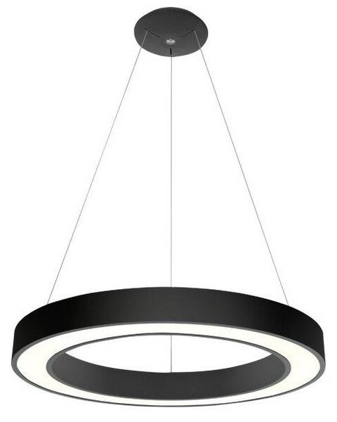 Κρεμαστό Φωτιστικό LED Apollo 38W Φ50 Viokef 4214001 Μαύρο