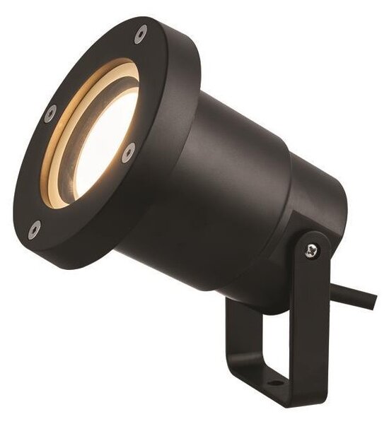 Σποτ Φωτιστικό Κήπου IP65 Φ95X100 GU10 Eurolamp 145-82024 Μαύρο