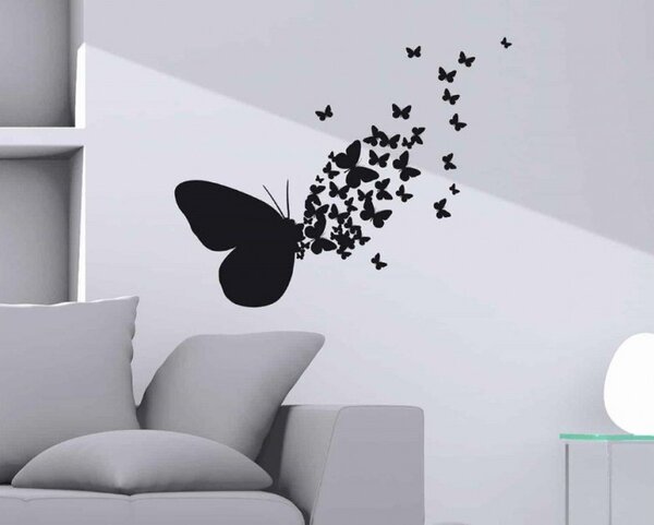 Αυτοκόλλητα Τοίχου Πεταλούδες Butterflies M 54110 Ango Dalber 54110 Μαύρο