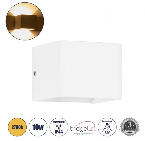 Απλίκα Φωτιστικό Τοίχου LED 10W 1056lm CIRCOA Globostar 60533 Λευκό