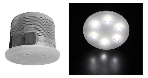 Χωνευτό Σποτ Οροφής-Τοίχου LED 3W Σατινέ 21-71633000 Lumen 21-71633000 Αλουμίνιο