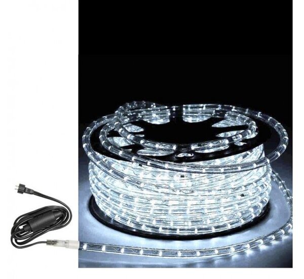 Φωτοσωλήνα LED 1W/m 50M 24V 48LED/M Ψυχρό Φως Στρογγυλή Μονοκάναλη 30-250480 Lumen 30-250480