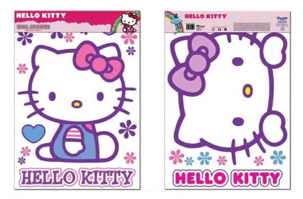 Αυτοκόλλητα Τοίχου Hello Kitty XL 5204 Ango Dalber 5204 Ροζ