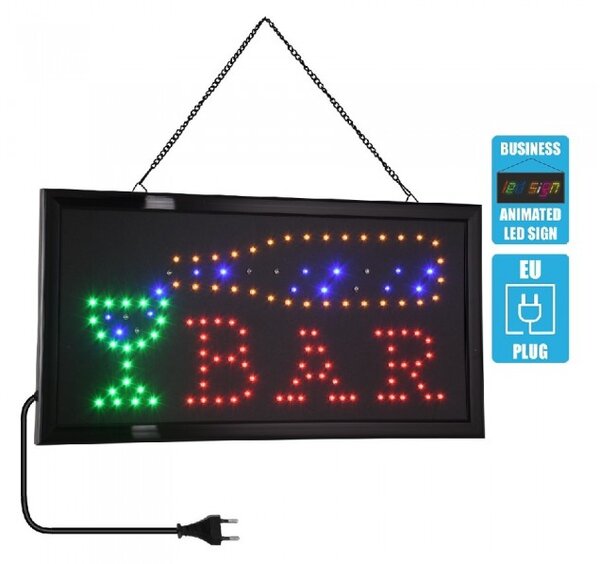 Διακοσμητικό Φωτιστικό Led Πινακίδα Bar 75689 Globostar 75689 Πολύχρωμο