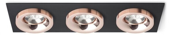 Χωνευτό Σποτ Φωτιστικό Οροφής Led SHARM SQ III H33,4 Φ11,4 Rendl R13263 Χάλκινο