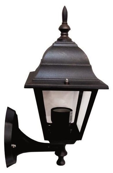 Απλίκα Τοίχου Φανάρι Αλουμινίου E27 IP44 12W Eurolamp 154-55103 Μπρονζέ