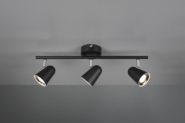 Σποτ Φωτιστικό Οροφής 3xLED 3,5W Κινητό Toulouse Trio Lighting R82123132 Μαύρο