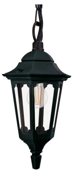 Κρεμαστό Φωτιστικό Οροφής E27 60W IP44 Μαύρο Parish PR9-BLACK Elstead Lighting PR9-BLACK Μαύρο