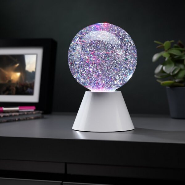 Spinning Glitter Ball-Περιστρεφόμενη Διακοσμητική Μπάλα με Glitter 94195 The Source 94195