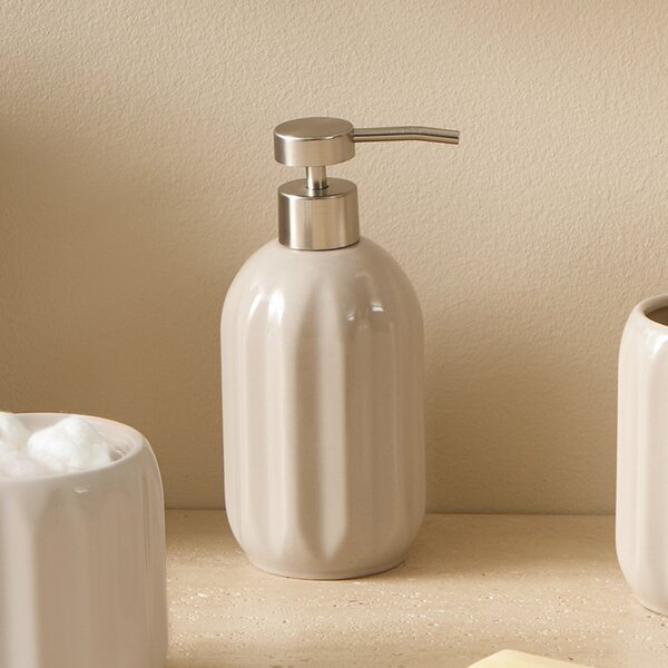 Dispenser Μπάνιου 450ml (Φ8.3x18) F-V Suny Beige 220214O