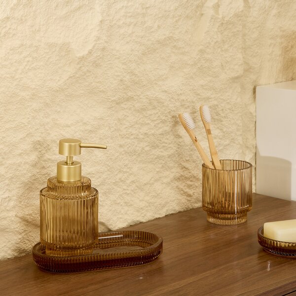 Dispenser Μπάνιου 300ml (Φ8x16) F-V Solis Amber 214700A