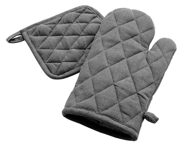 Γάντι + Πιάστρα Κουζίνας (Σετ) L-C Gourmet Anthracite 1731405