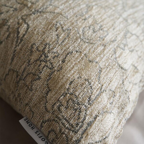 Διακοσμητική Μαξιλαροθήκη (50x50) Gofis Home Aradia Weed Beige 430/07