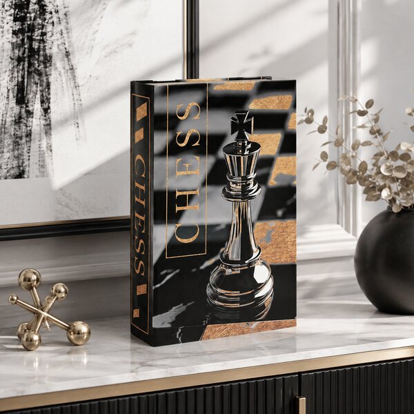 Διακοσμητικό Βιβλίο/Κουτί (18x7x27) A-S Chess 223900L