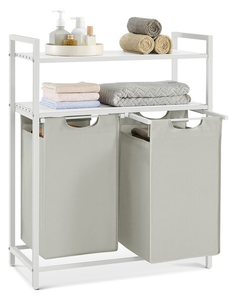 Καλάθια Απλύτων Με 2 Ράφια (73x33x92) Vasagle BLH211W01