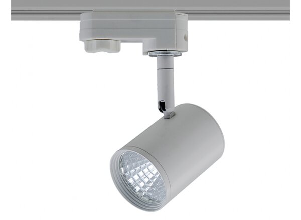 Σποτ Φωτιστικό Ράγας LED COB 7W 3000K 4 Καλώδια IP20 Zuno ACA ZUNO730G4 Γκρι