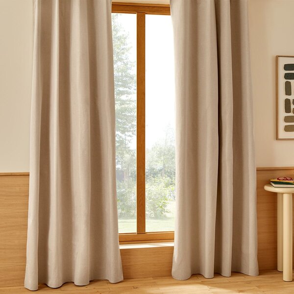 Κουρτίνα Συσκότισης (140x260) Με Τρουκς A-S Darla Beige 223251A