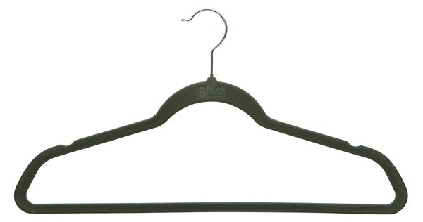 Κρεμάστρες Ρούχων Βελουτέ (Σετ 20τμχ) F-V Hang'Clip 218616 Green