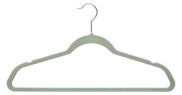 Κρεμάστρες Ρούχων Βελουτέ (Σετ 20τμχ) F-V Hang'Clip 218616 Green