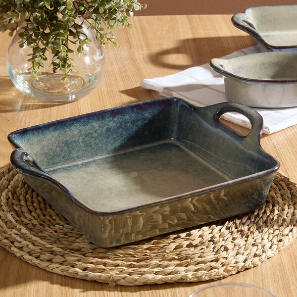 Πυρίμαχο Σκεύος Τετράγωνο (31.6x25x7.6) S-D Terre Green 217900A