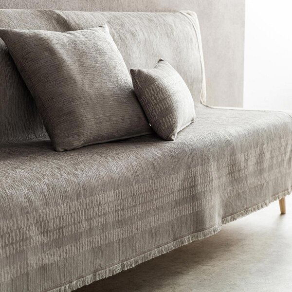 Ριχτάρι Πολυθρόνας (180x180) Gofis Home Calma Grey 395/15