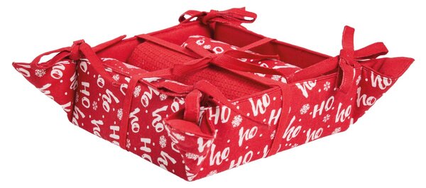 Χριστουγεννιάτικο Σετ Δώρου (4τμχ) Das Home Christmas 0910 Red