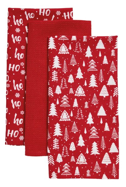 Χριστουγεννιάτικο Σετ Δώρου (4τμχ) Das Home Christmas 0910 Red