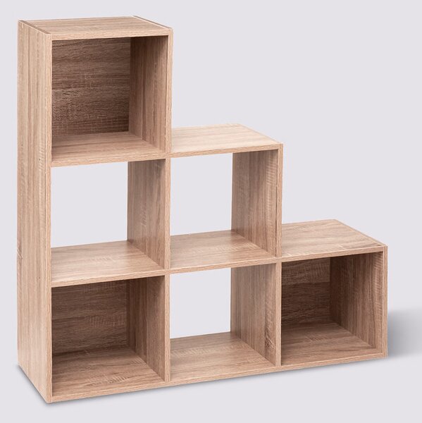 Βιβλιοθήκη Δαπέδου 6 Θέσεων (102x32x102) F-V Mix N' Modul Oak 181394