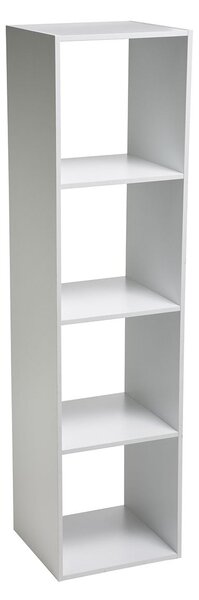 Βιβλιοθήκη Δαπέδου 4 Θέσεων (34.5x32x134) F-V Box Mix White 173686C