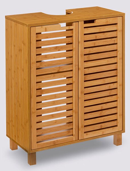 Ντουλάπι Νιπτήρα Μπάνιου (60x28x80) F-V Sicela Bamboo 160817