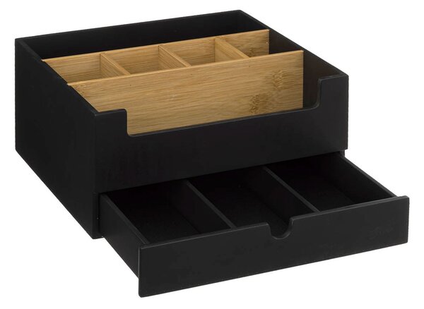Θήκη Οργάνωσης Με Συρτάρι (26x24x13) F-V Natureo Black 174750B