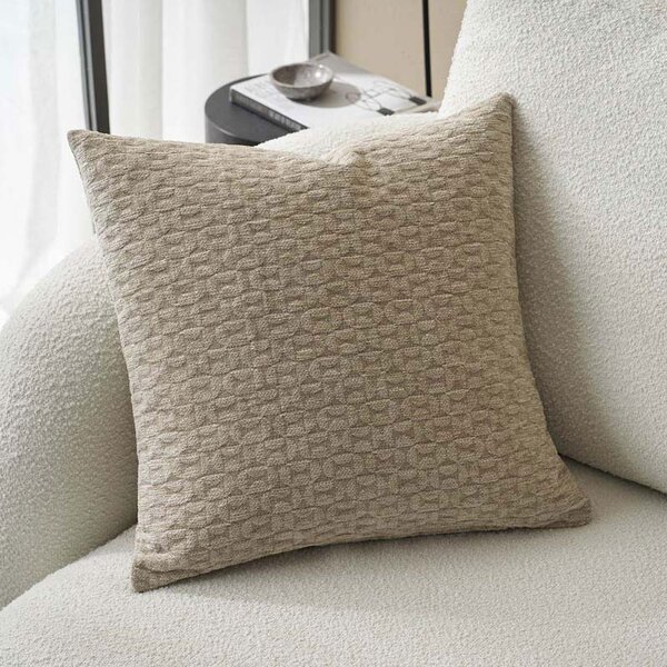 Διακοσμητική Μαξιλαροθήκη (50x50) Gofis Home Ondine Beige 184/06