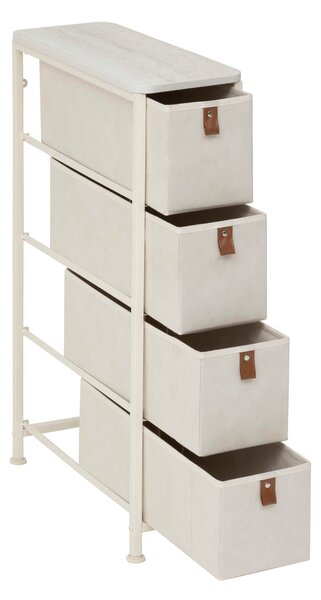 Συρταριέρα 4 Θέσεων (48x20x77) F-V Tissa Beige 130140A
