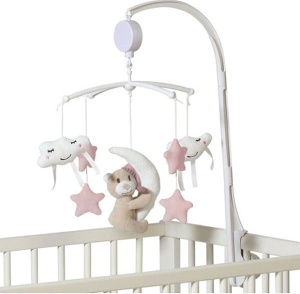 Μουσικό Μόμπιλε Kiokids Bear & Stars Ροζ 6678