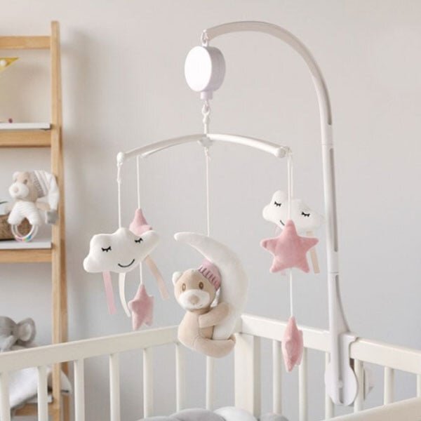 Μουσικό Μόμπιλε Kiokids Bear & Stars Ροζ 6678